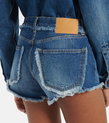 Fringed denim shorts | Alanui