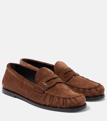 Loafers Laurent aus Veloursleder | Saint Laurent