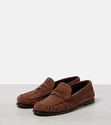 Loafers Laurent aus Veloursleder | Saint Laurent