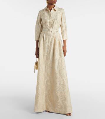 Robe longue Courtney en jacquard | Simkhai