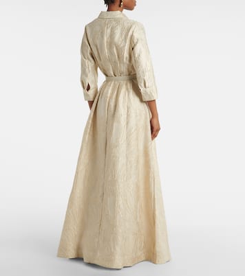 Robe longue Courtney en jacquard | Simkhai