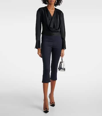 Caprihose aus einem Wollgemisch | Alessandra Rich