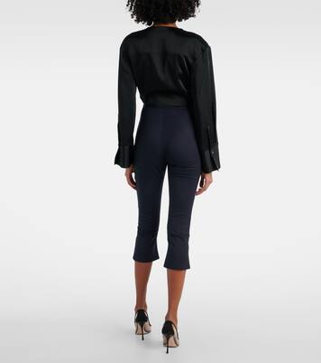 Caprihose aus einem Wollgemisch | Alessandra Rich