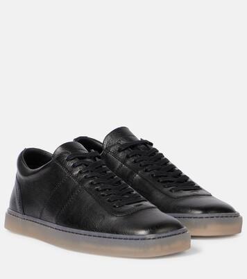 Linoleum leather low-top sneakers | Lemaire