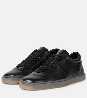 Linoleum leather low-top sneakers | Lemaire