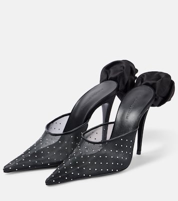 Crystal-embellished mesh pumps | Magda Butrym