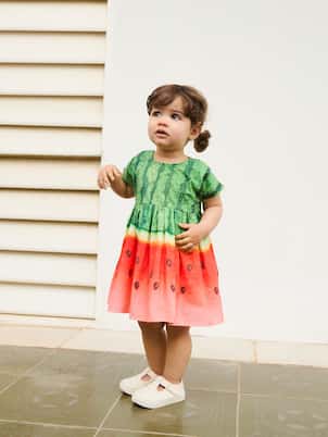 Baby Channi printed cotton dress | Molo