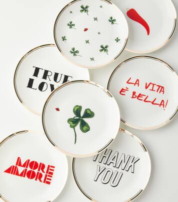La Vita È Bella set of 6 plates | Bitossi