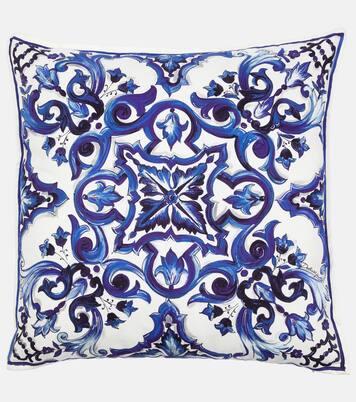 Medium printed canvas cushion | Dolce&Gabbana Casa