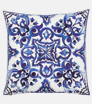 Medium printed canvas cushion | Dolce&Gabbana Casa