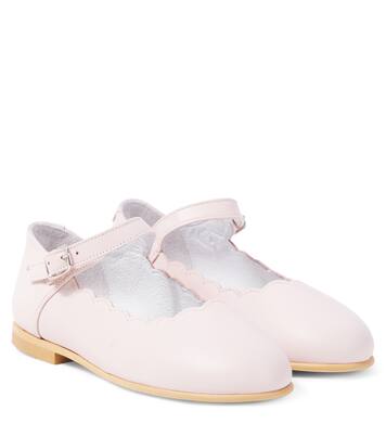 Leather Mary Jane flats | La Coqueta