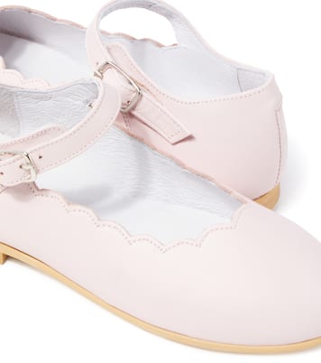 Leather Mary Jane flats | La Coqueta