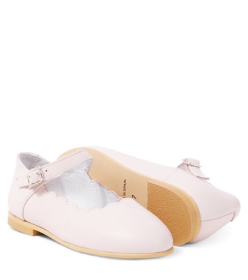 Leather Mary Jane flats | La Coqueta