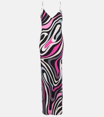 Abito sottoveste Marmo in crêpe de chine | Pucci