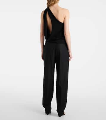 One-Shoulder-Top aus einem Wollgemisch | Róhe