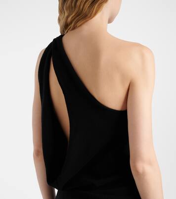One-Shoulder-Top aus einem Wollgemisch | Róhe