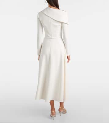 Robe midi Odelle asymétrique | Safiyaa
