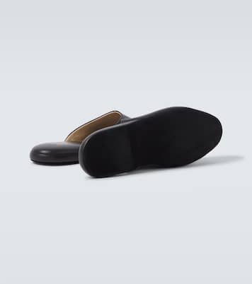 Leather slippers | Charvet