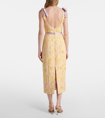 Robe Acacia brodée en brocart | Markarian