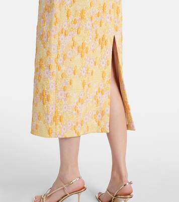 Robe Acacia brodée en brocart | Markarian