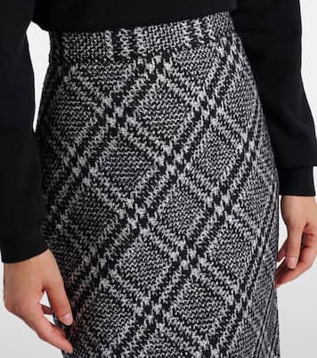 Checked wool-blend miniskirt | Dolce&Gabbana
