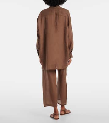 Niko oversized ramie shirt | Leset