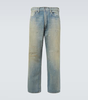 No. 37 distressed straight jeans | A.Presse