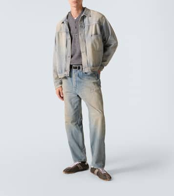No. 37 distressed straight jeans | A.Presse