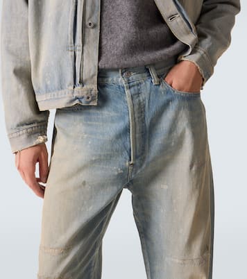 No. 37 distressed straight jeans | A.Presse