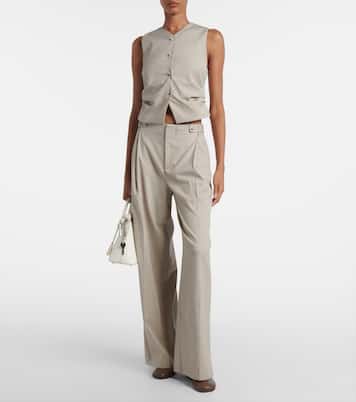 Pantalones anchos Leone de tiro medio | SIR