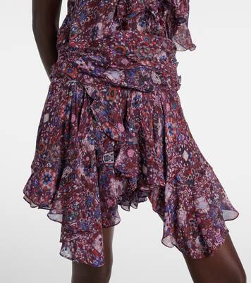 Berencia floral ruffled miniskirt | Marant Etoile