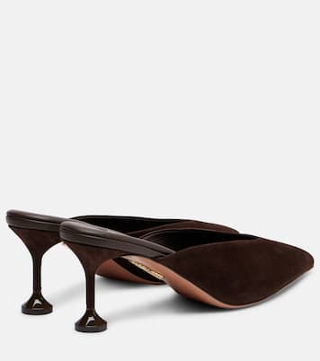 Bisous 65 suede mules | Aquazzura