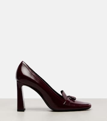 Chloé 90 leather loafer pumps | Saint Laurent