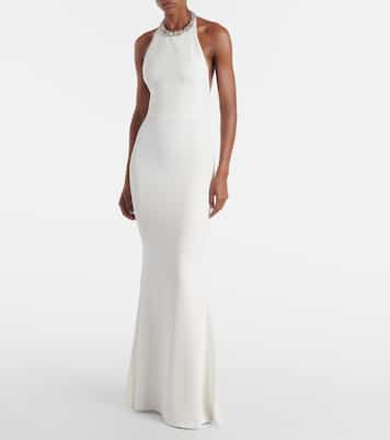 Crystal-embellished open-back gown | Givenchy