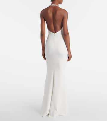 Crystal-embellished open-back gown | Givenchy