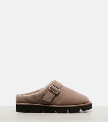 Monili suede slippers | Brunello Cucinelli