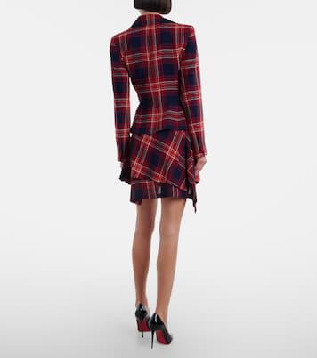 Plaid asymmetric miniskirt | Vivienne Westwood