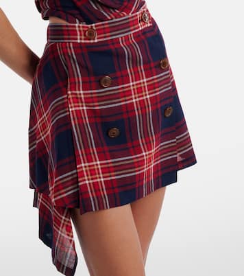 Plaid asymmetric miniskirt | Vivienne Westwood