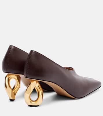 Chain 75 leather pumps | JW Anderson