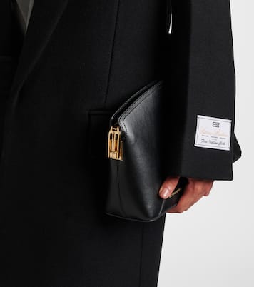 Single-breasted wool-blend coat | Victoria Beckham