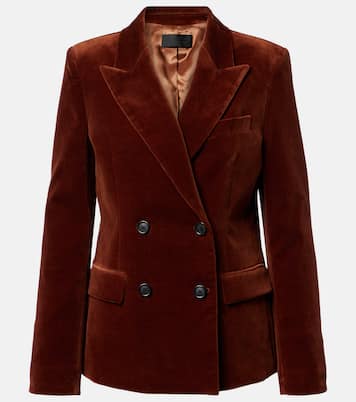 Veda double-breasted velvet blazer | Nili Lotan