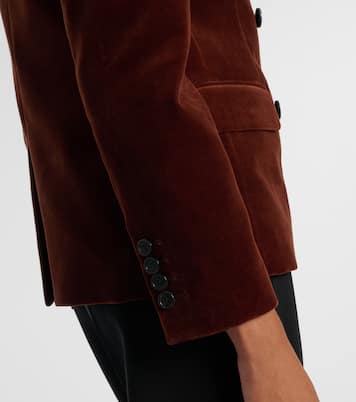 Veda double-breasted velvet blazer | Nili Lotan