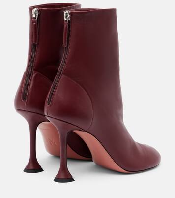 Iris 95 leather ankle boots | Amina Muaddi