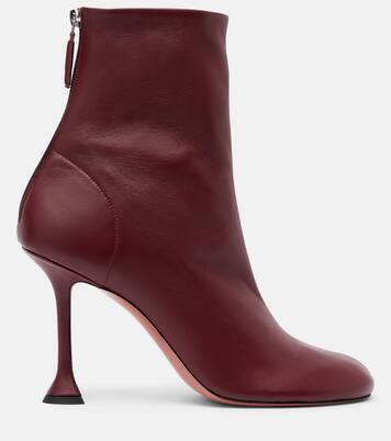 Iris 95 leather ankle boots | Amina Muaddi