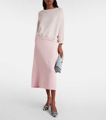 Sabina cashmere and mohair sweater | Khaite