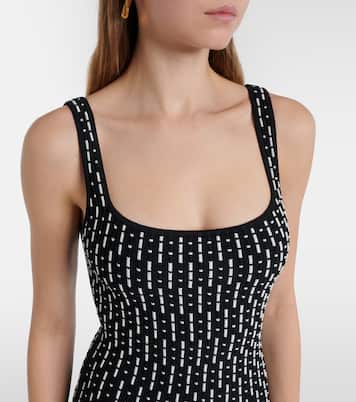 Robe midi Ellison en tricot compact | Staud