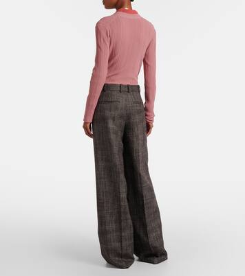 Hawley初剪羊毛阔腿裤 | Joseph