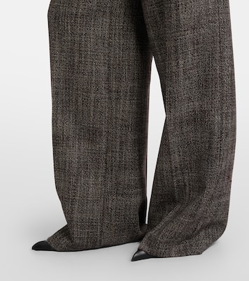 Hawley初剪羊毛阔腿裤 | Joseph