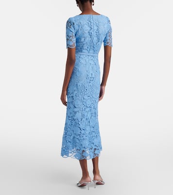 Midikleid aus Guipure-Spitze | Monique Lhuillier