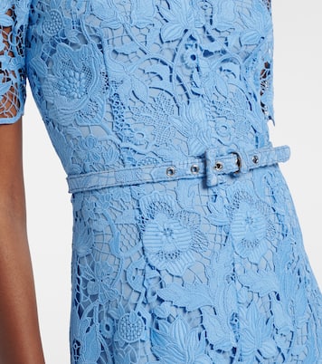 Midikleid aus Guipure-Spitze | Monique Lhuillier